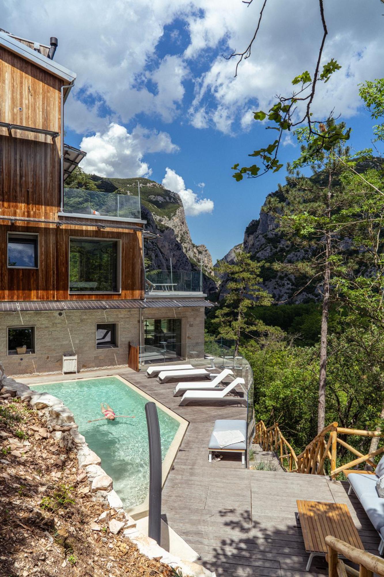 La Forestale Luxury Ecolodge Piano Terra- Appt アックアラーニャ エクステリア 写真