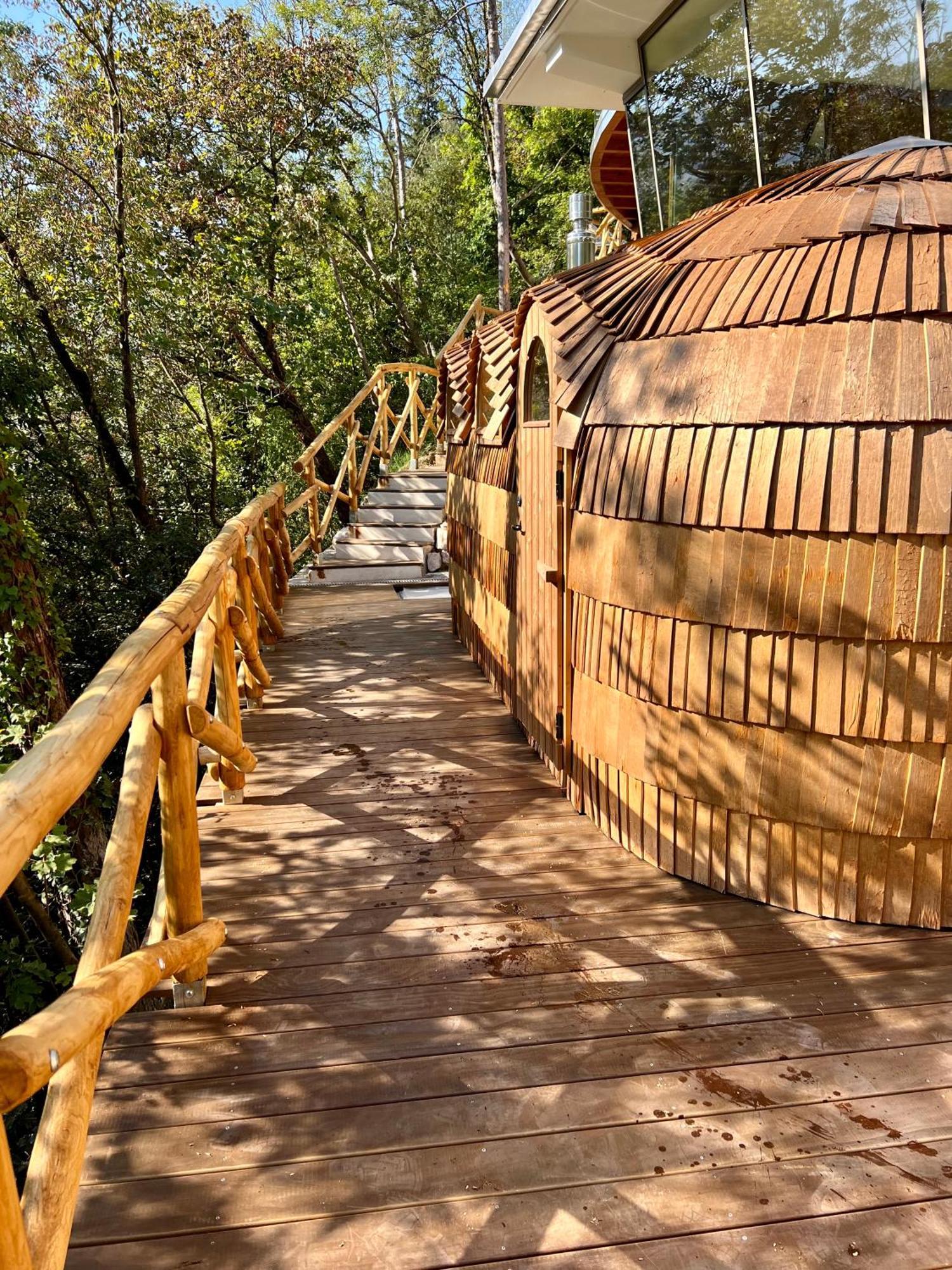 La Forestale Luxury Ecolodge Piano Terra- Appt アックアラーニャ エクステリア 写真